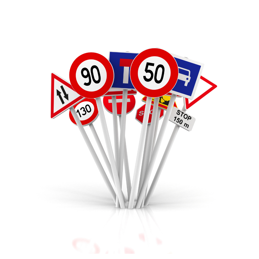 Signalisation routière l'industrie publicitaire